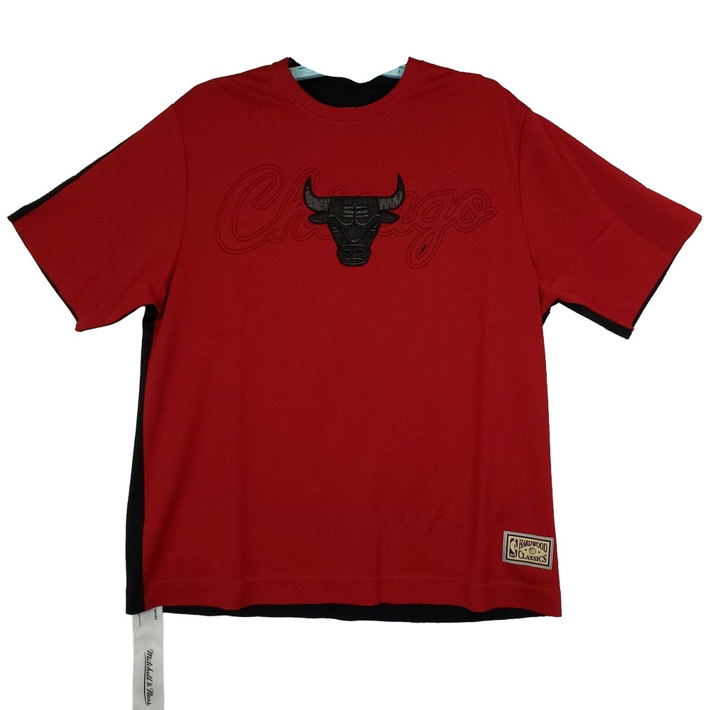 Purple Brand Chicago Bulls Mitchell & Ness NBA Small Jersey Shirt Red Black NWT